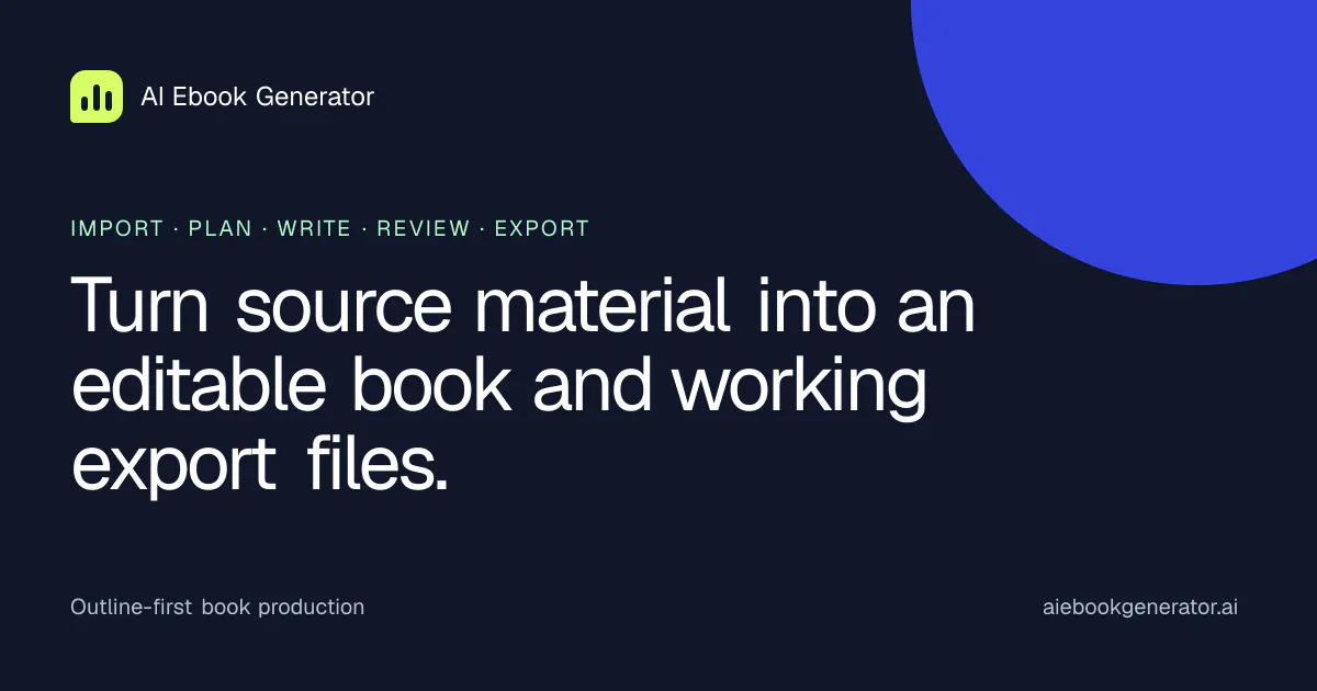 AI Ebook Generator gallery image