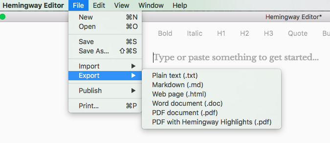 hemingway editor 2 download