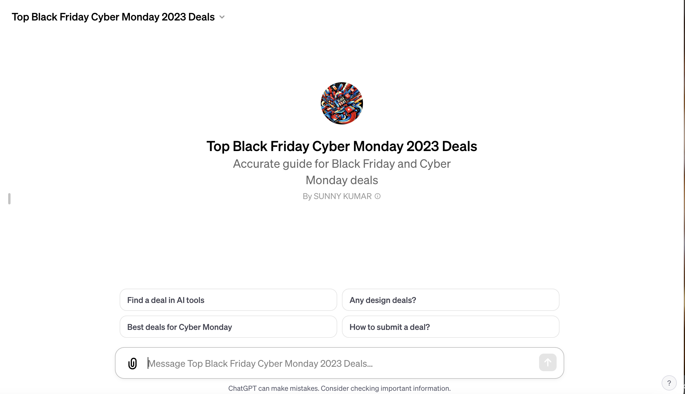 BlackFriday GPT gallery image