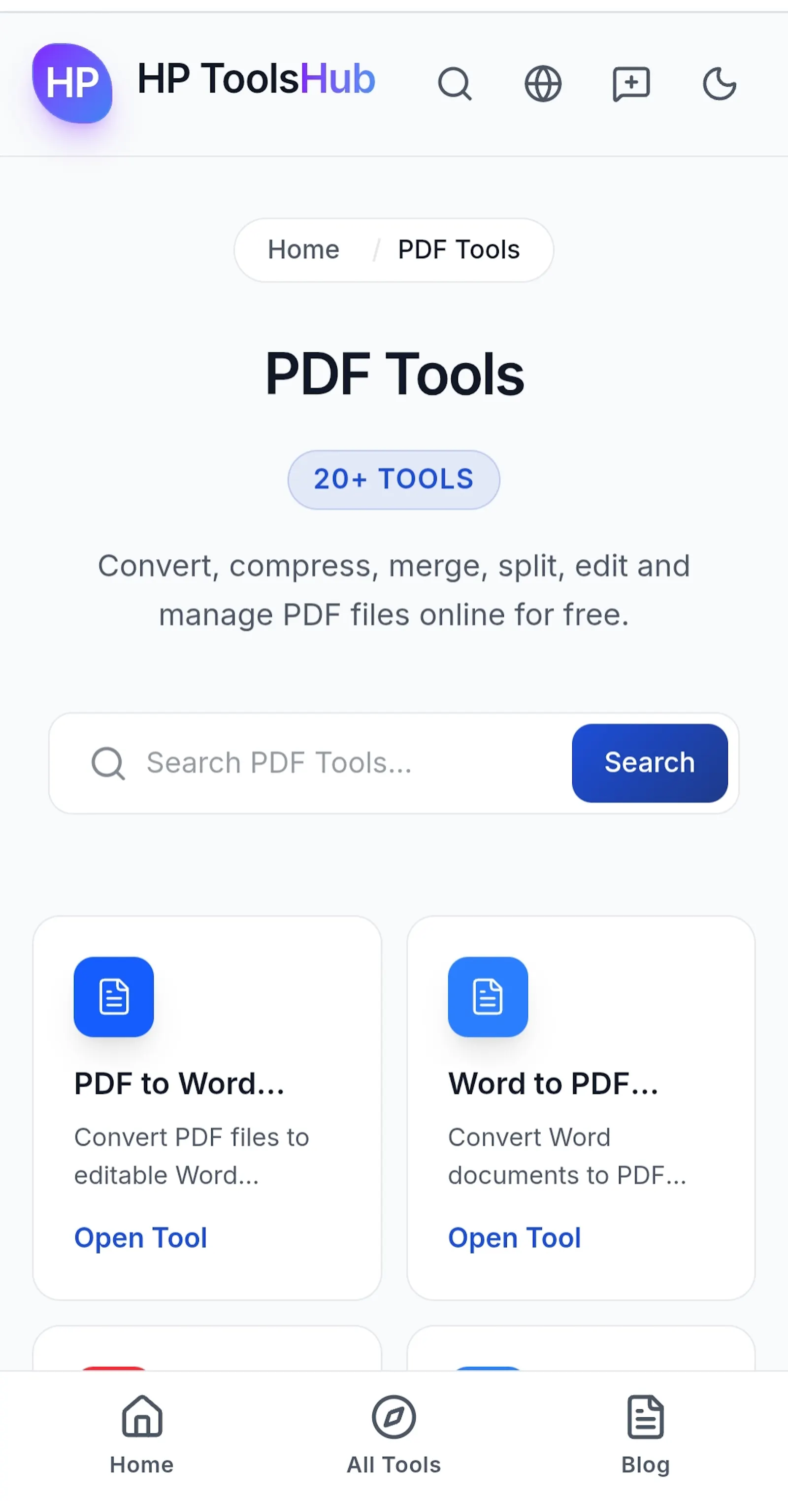 HP ToolsHub screenshot 2