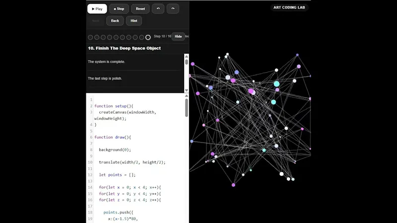 Art Coding Lab screenshot 1 (video preview)