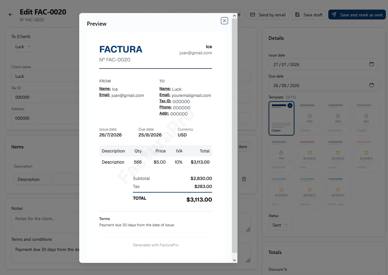 FacturaPro gallery image