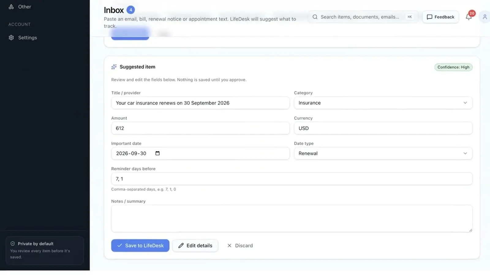 LifeDesk screenshot 1 (video preview)