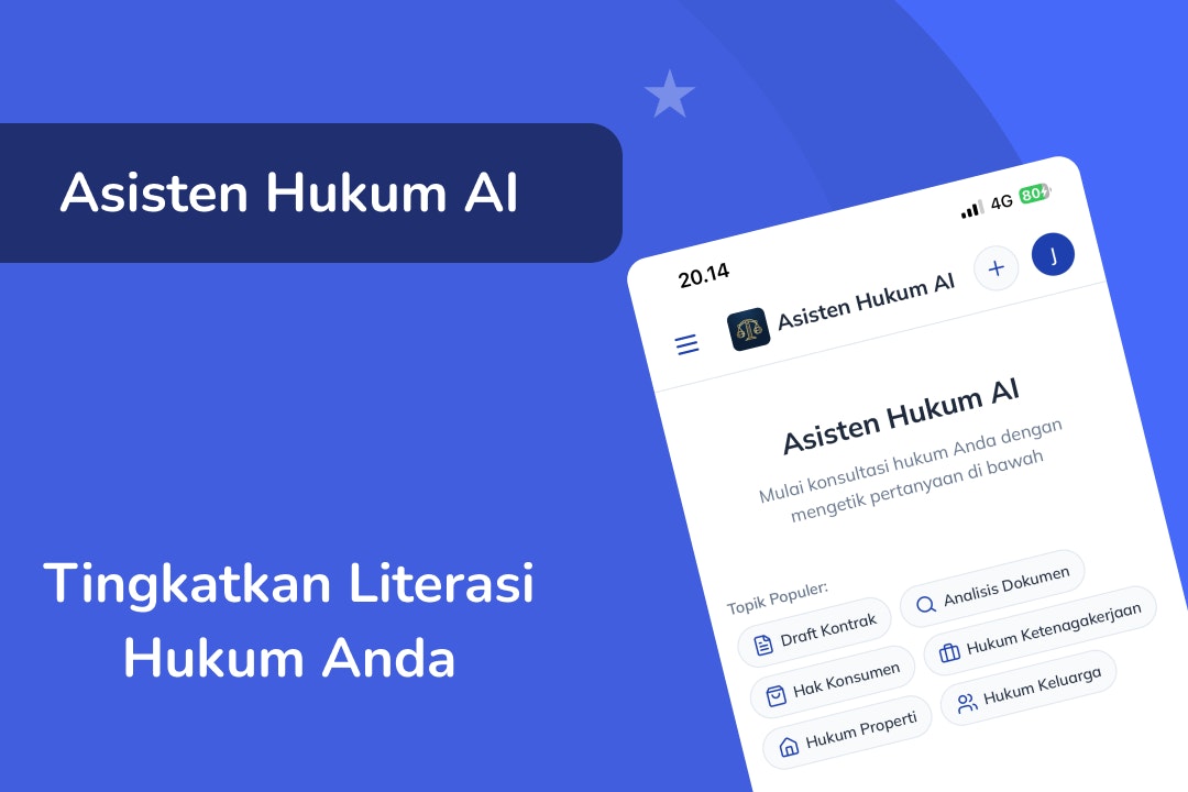 AsistenHukum.com - Main product screenshot demonstrating key features and user interface