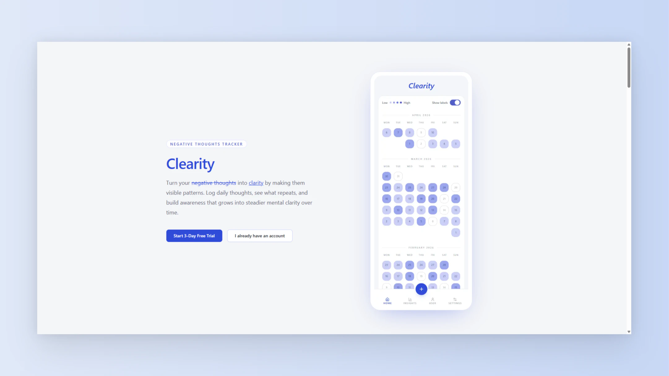 Clearity screenshot 1