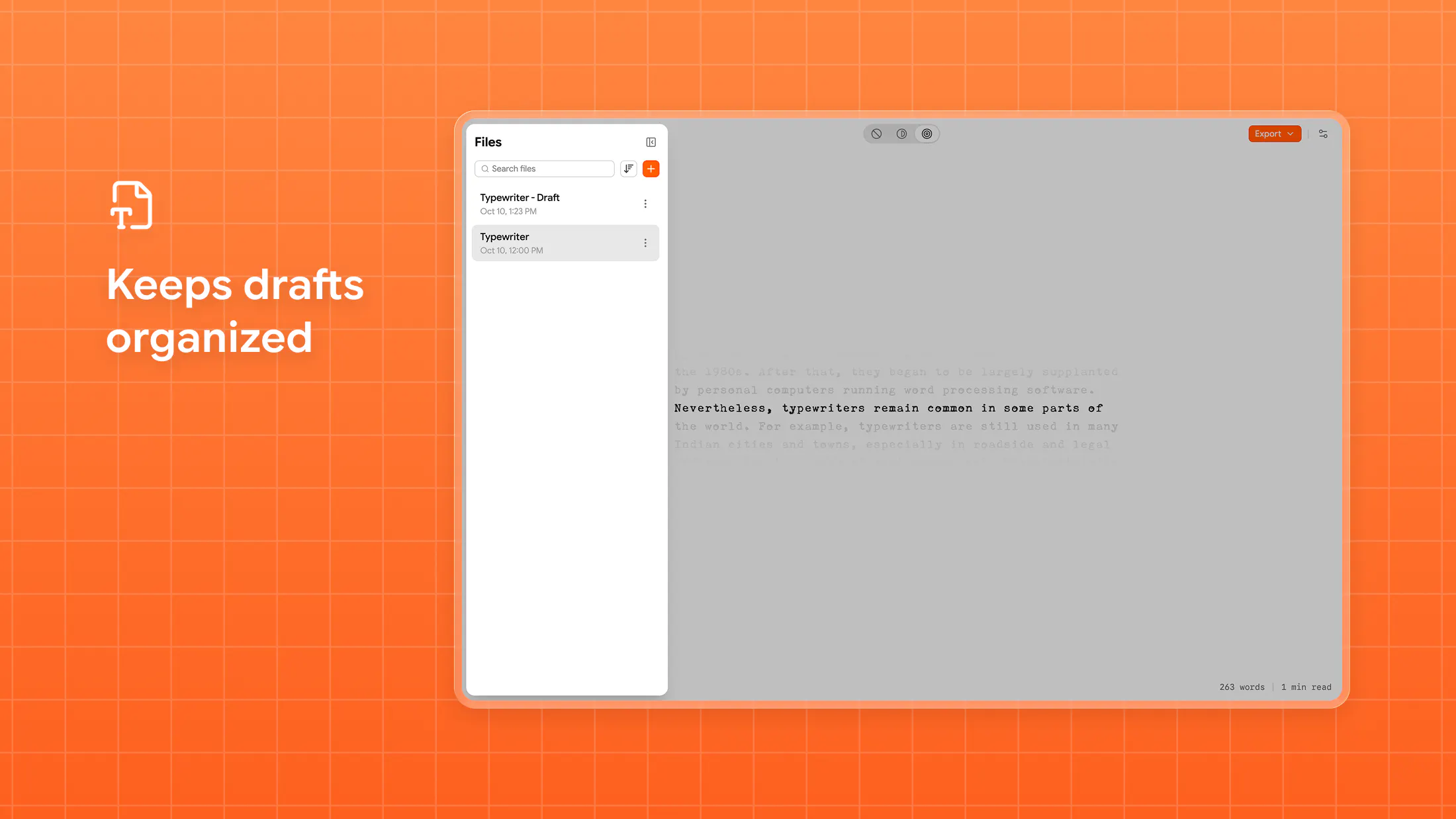 FocusWrite gallery image