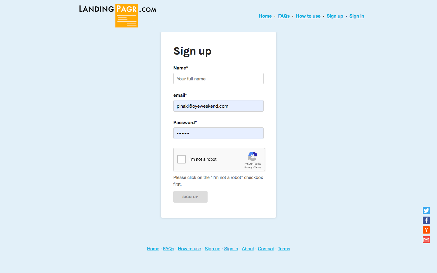 LandingPagr gallery image