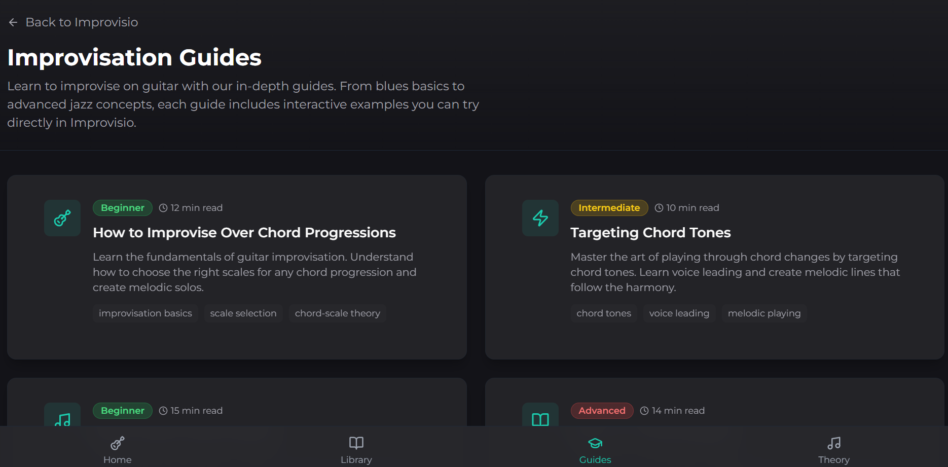 Improvis.io - Guitar Improvisation Coach gallery image