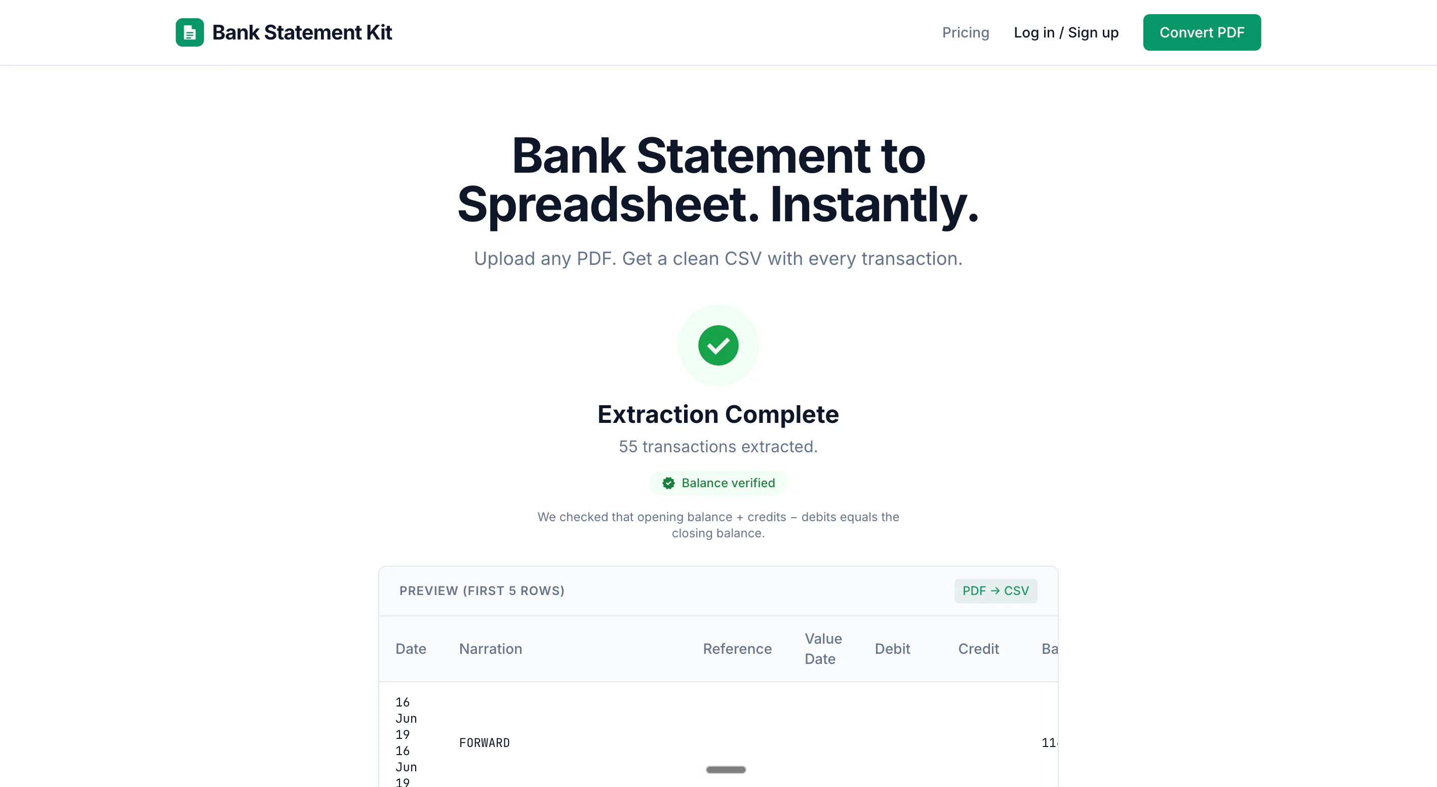 Bank Statement Kit  gallery image