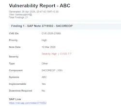 VulnMapper : SAP Vulnerability Mapping gallery image
