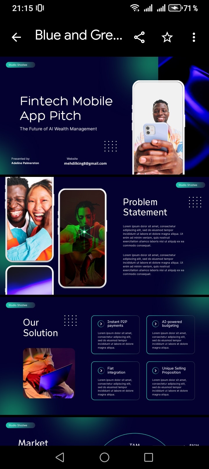 Fintech AI Wealth Management - Screenshot 3 showing product features and functionality