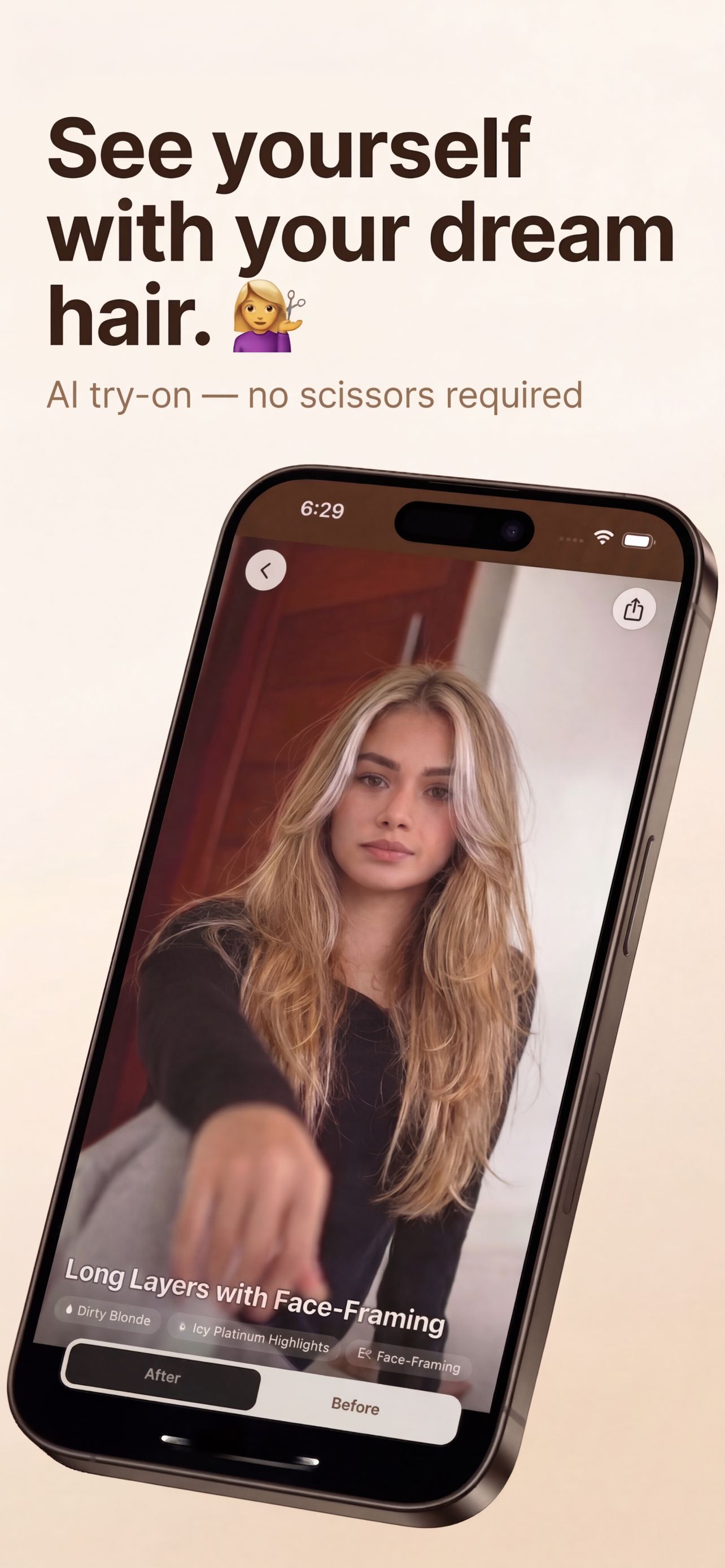 Snipd: AI Hairstyle Try-On gallery image