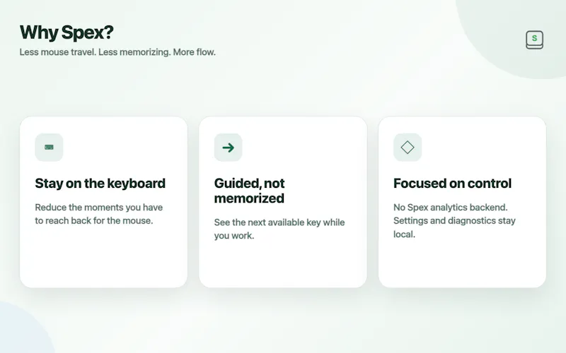 Spex screenshot 3