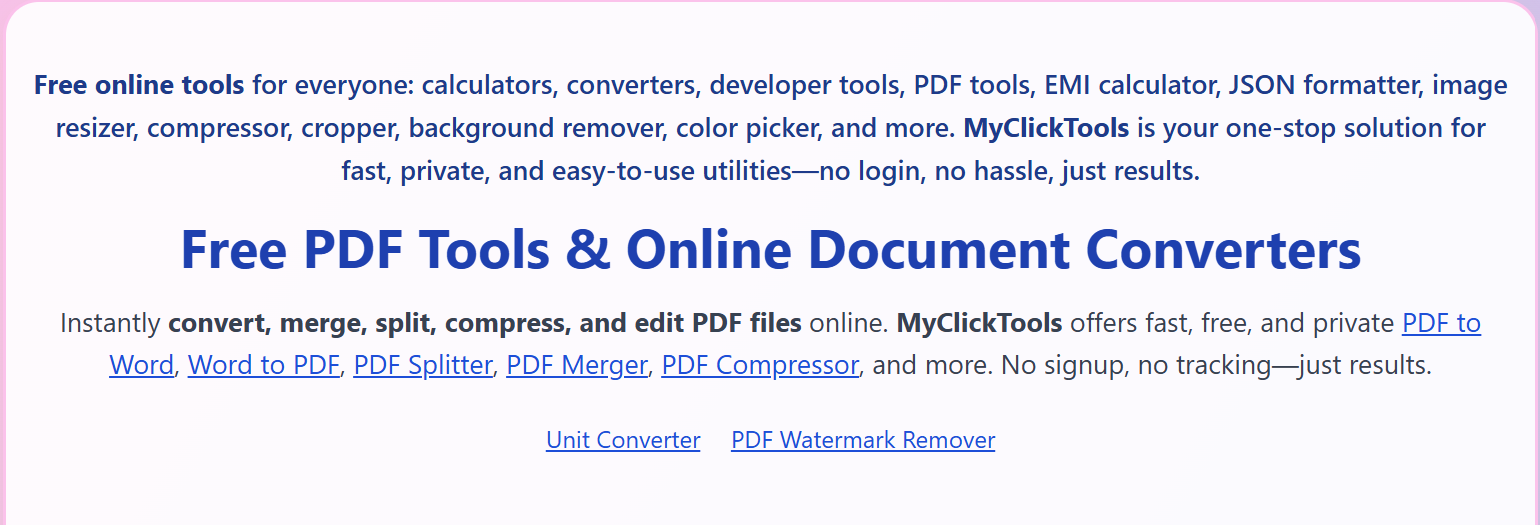 MyClickTools