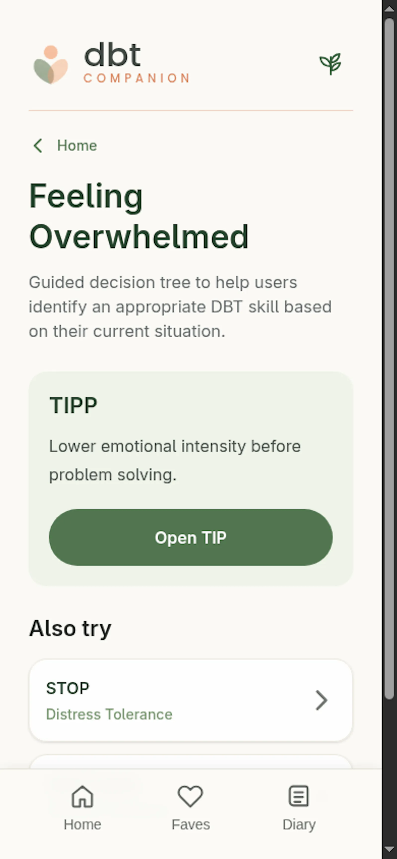 DBT Companion screenshot 1