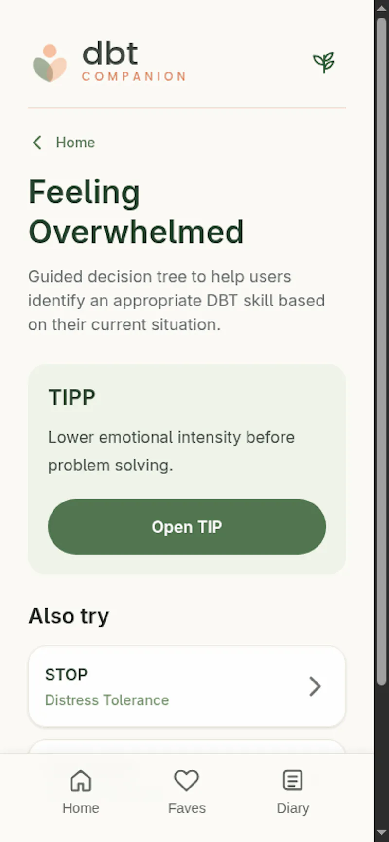 DBT Companion screenshot 1