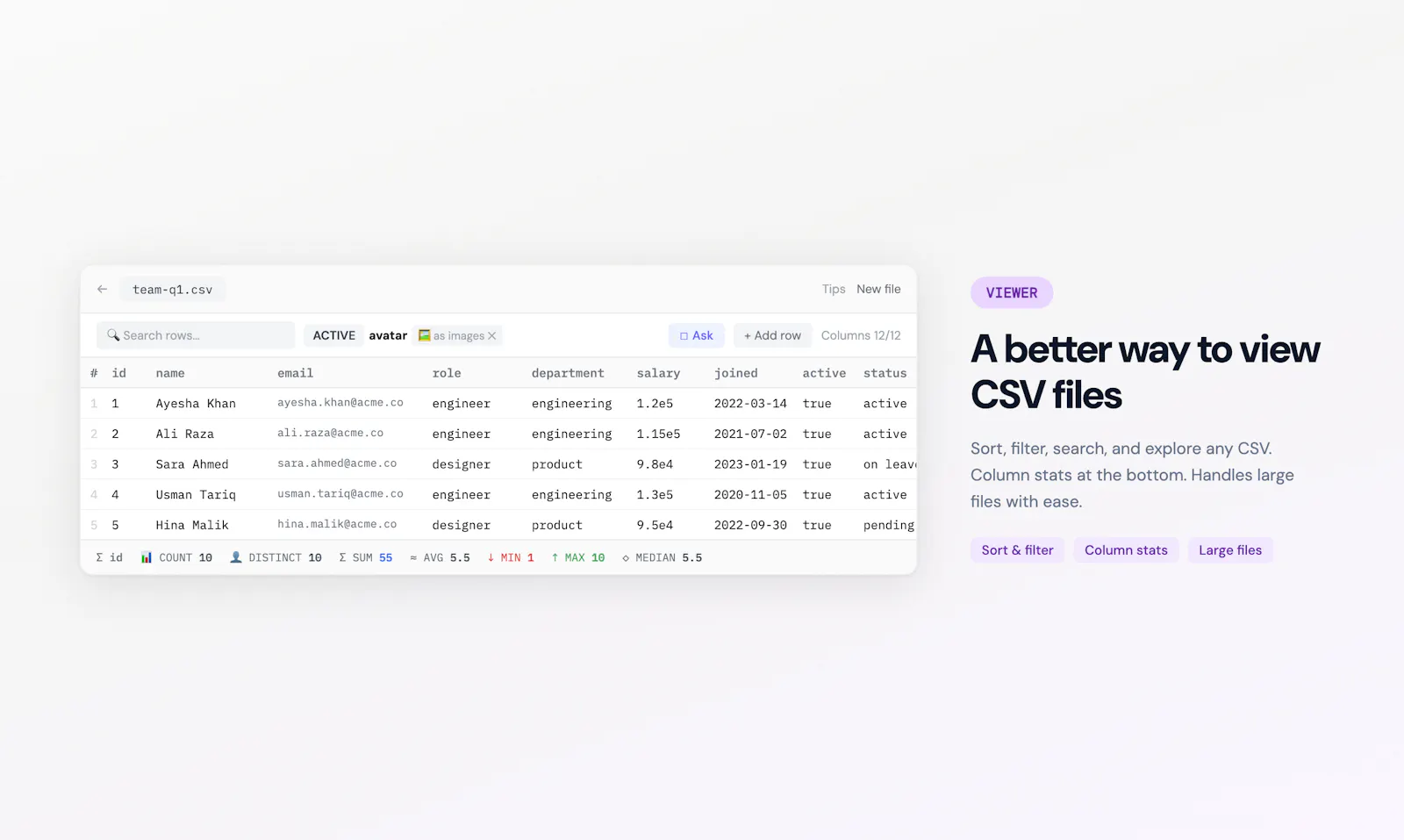 csvdiff.app screenshot 3