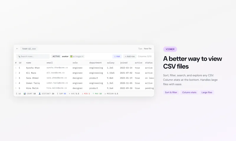 csvdiff.app screenshot 3