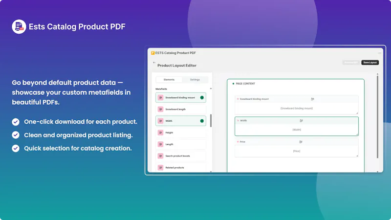 Catalog Product PDF screenshot 3