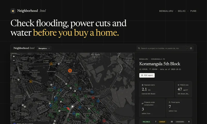 Neighborhood Intel screenshot 2