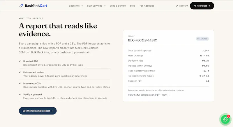Backlinkcart screenshot 4
