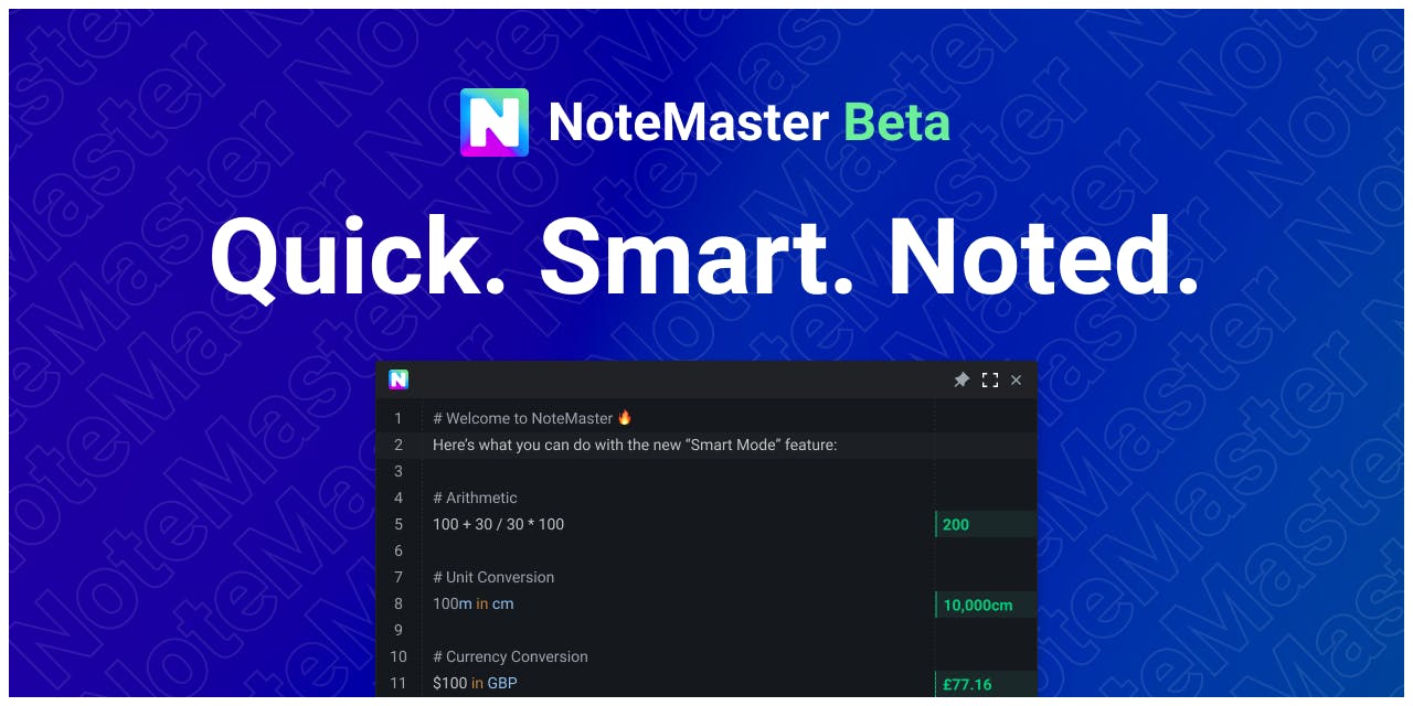 NoteMaster Beta media 1