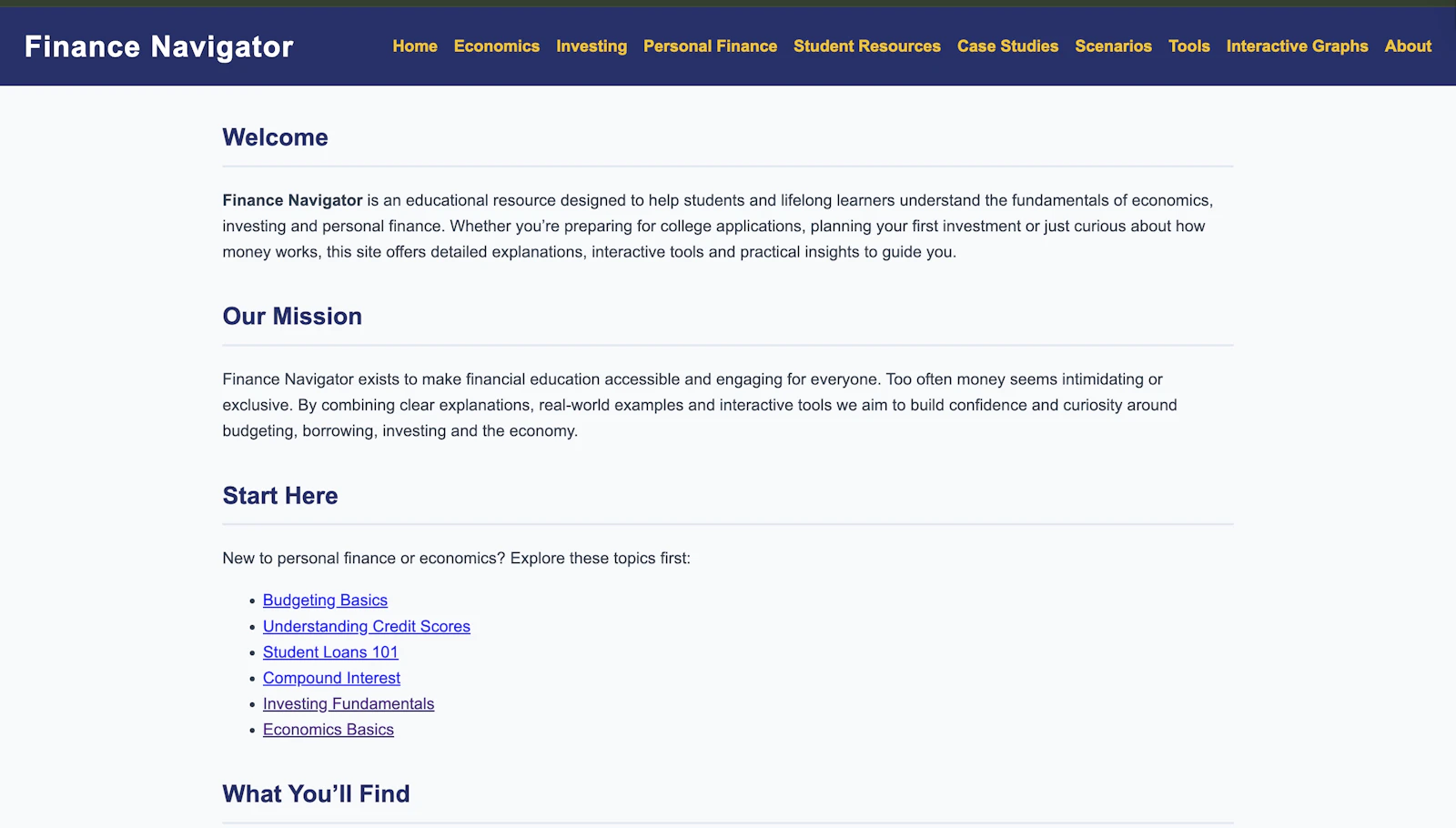 Finance Navigator screenshot 1