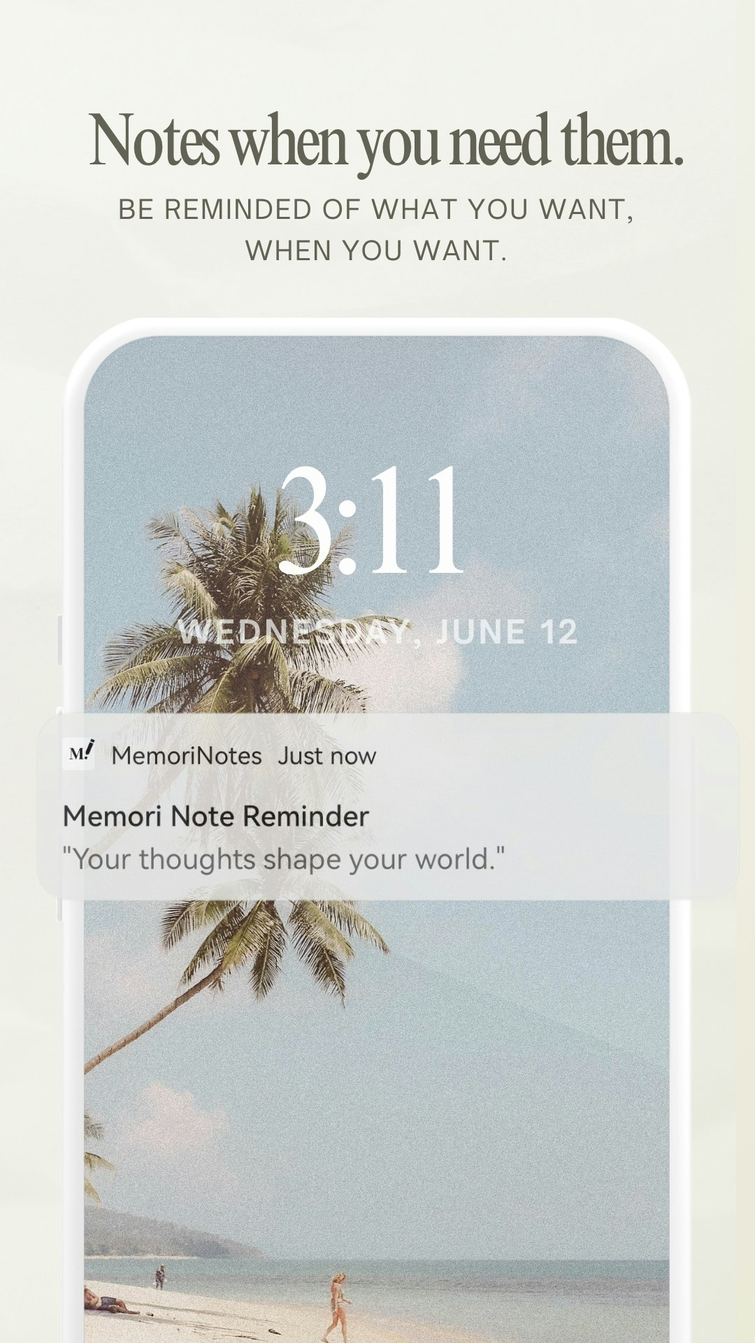 Memori Note - Notes to remember - Card-style notes with smart random reminders and shuffle. media 1