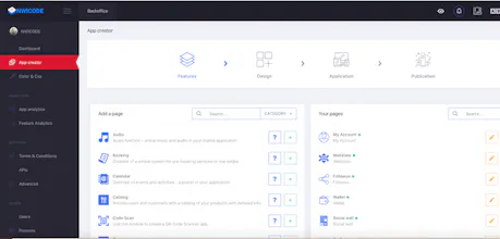 App Creator Nwicode CMS gallery image