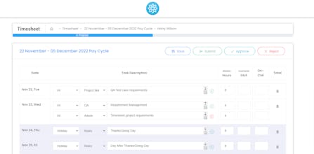Timesheet by Technuf gallery image