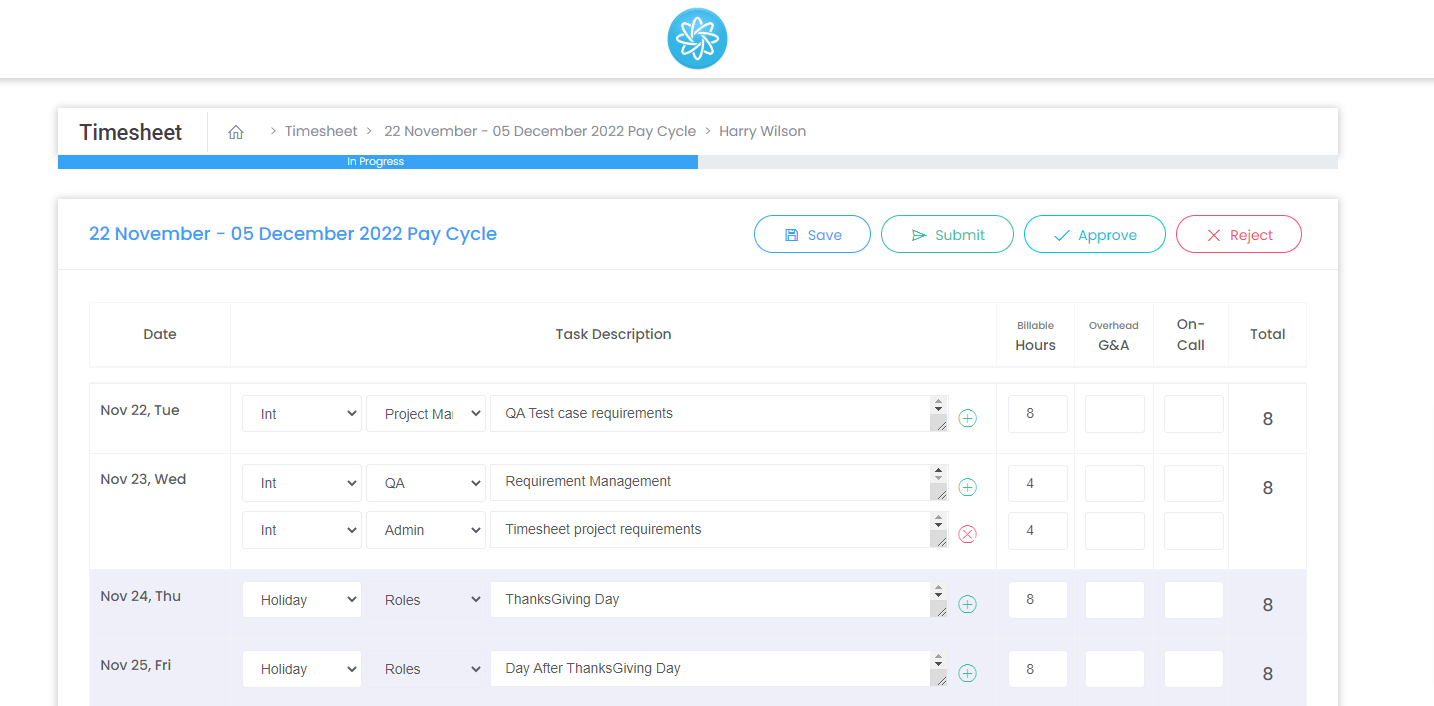 Timesheet โดย Technuf - จัดงานและทรัพยากรให้ทำงาน media 3
