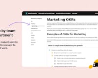 OKRs templates by Tability media 2