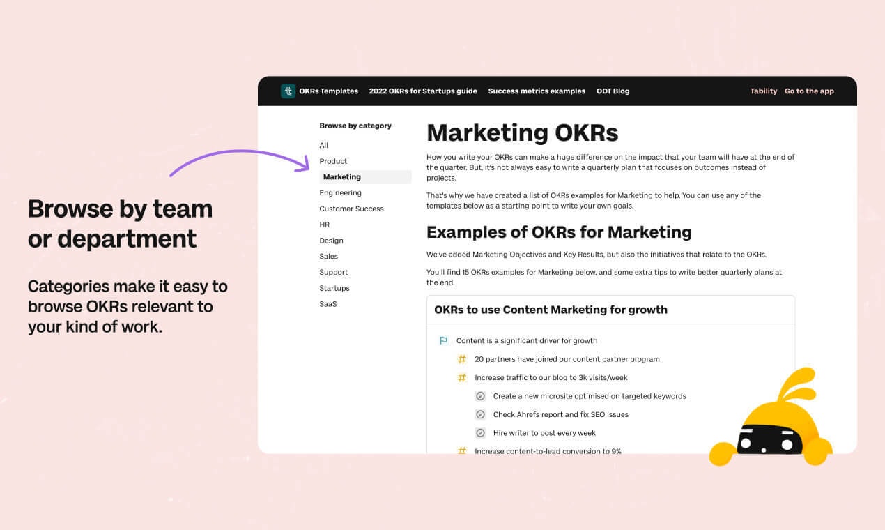 Plantillas de okrs por tabilidad media 2