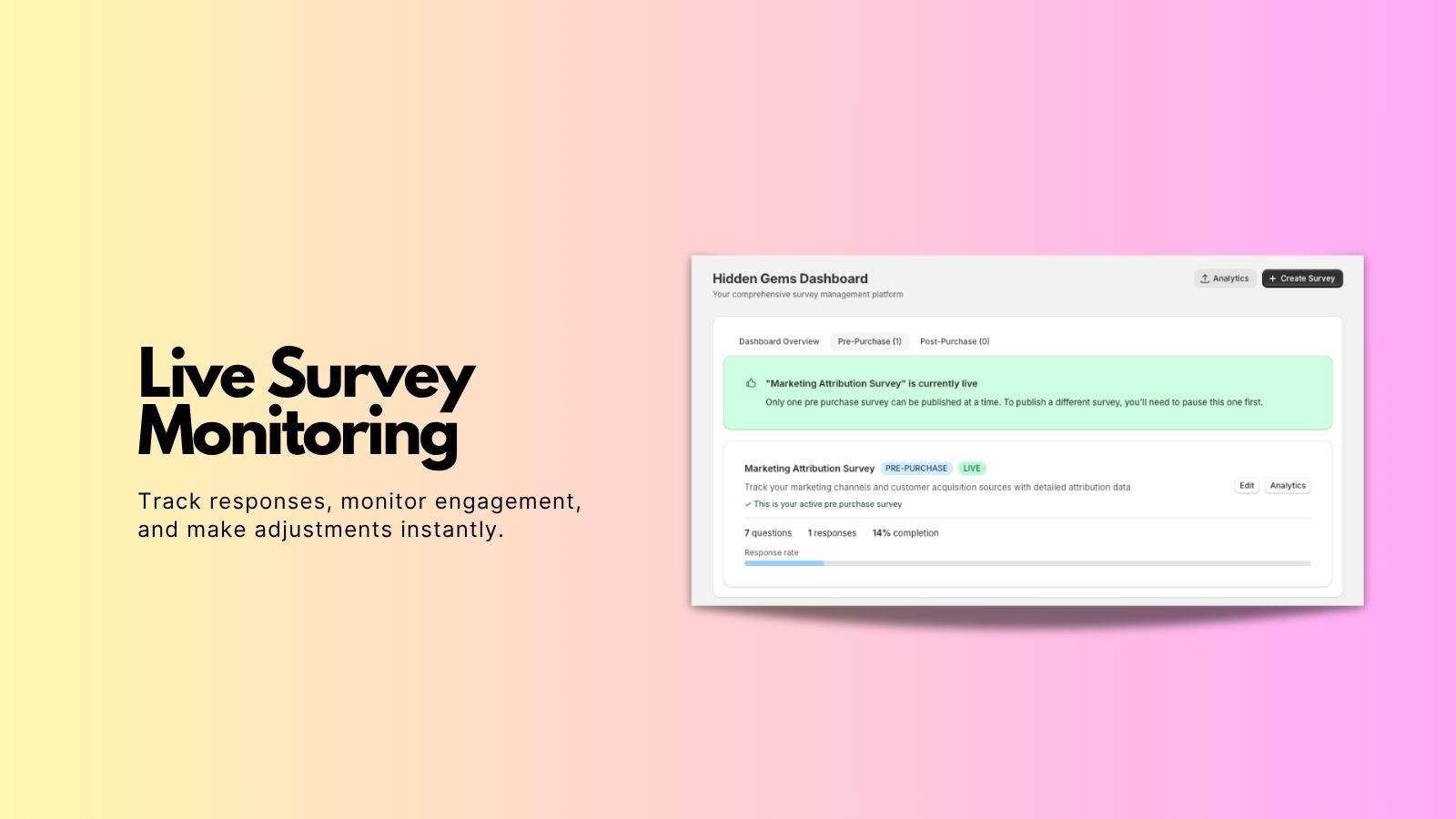 Media Permata Tersembunyi - Survei Pra dan Pos Shopify - Membongkar pandangan untuk membantu anda belajar dari pelanggan anda. 5
