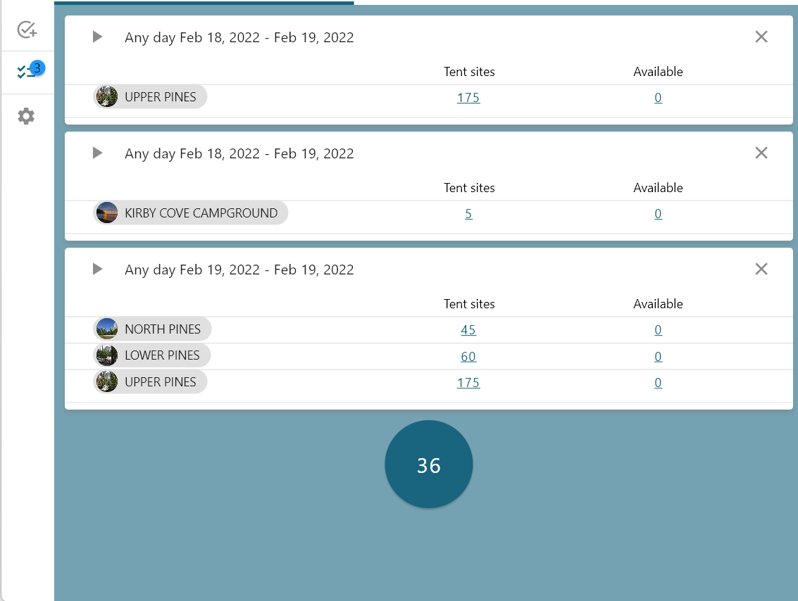 RecBot - Recreation.gov campsite scanner gallery image
