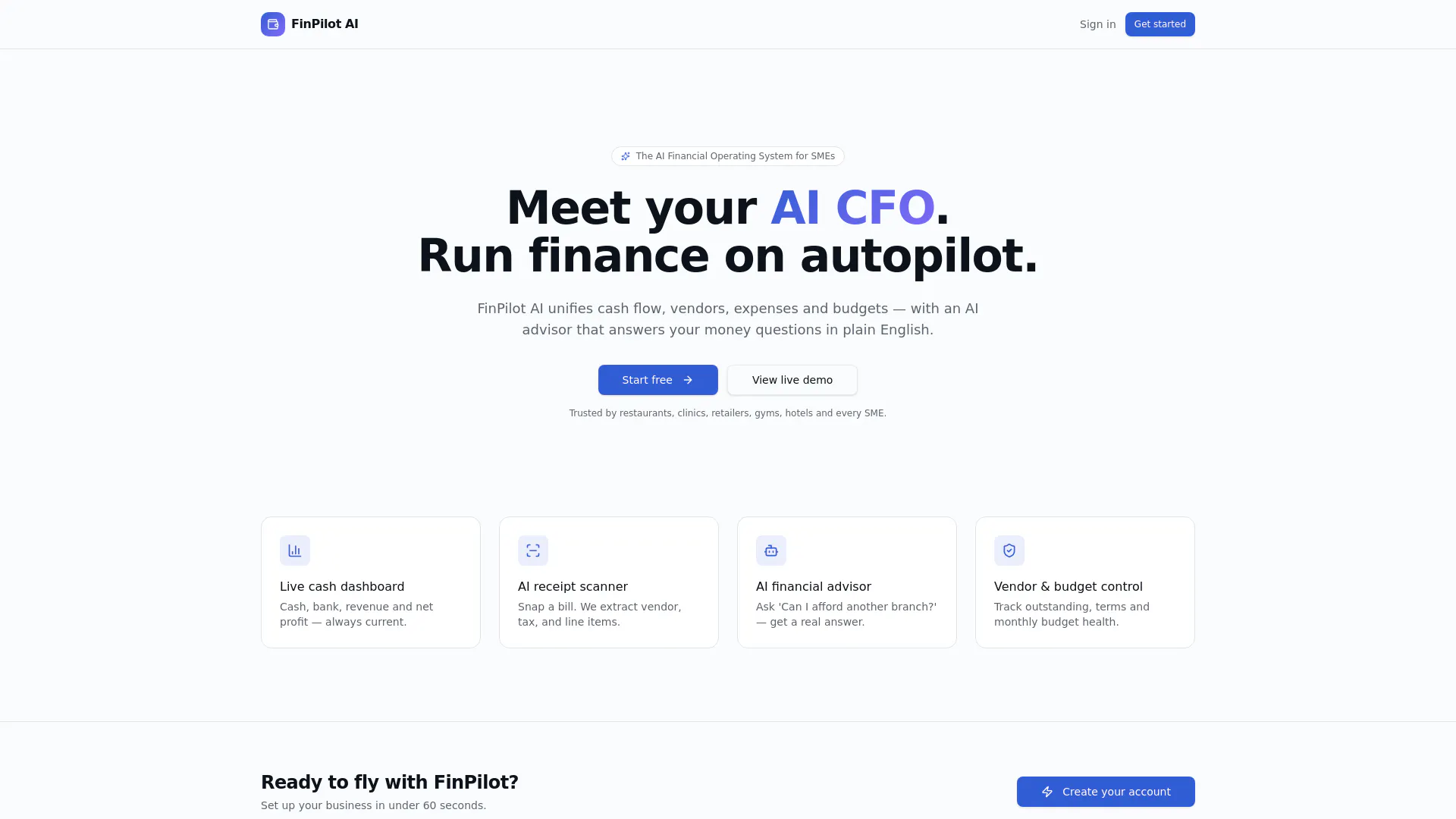 Fin Pilot AI CFO gallery image