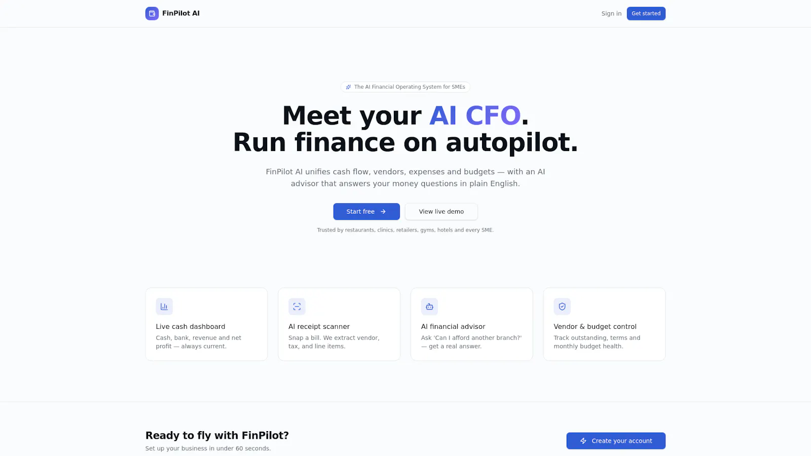 Fin Pilot AI CFO screenshot 1