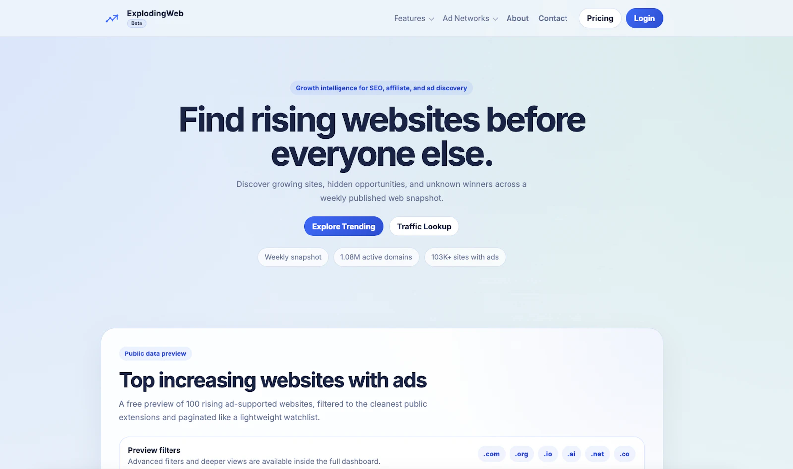 ExplodingWeb screenshot 1