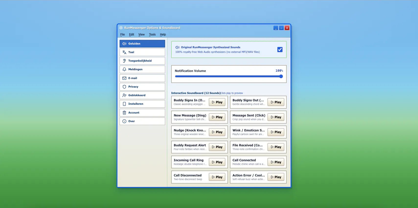 RunMessenger screenshot