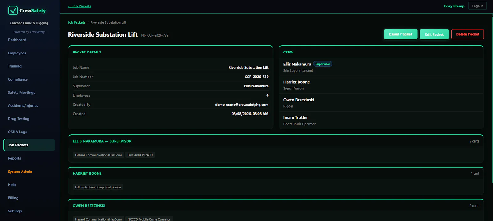 CrewSafety screenshot 3