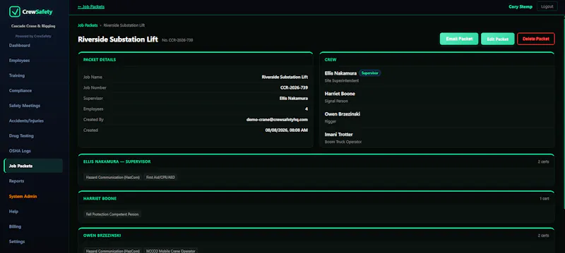 CrewSafety screenshot 3