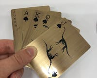 Metal Playing Cards: Luxury fossil deck media 2