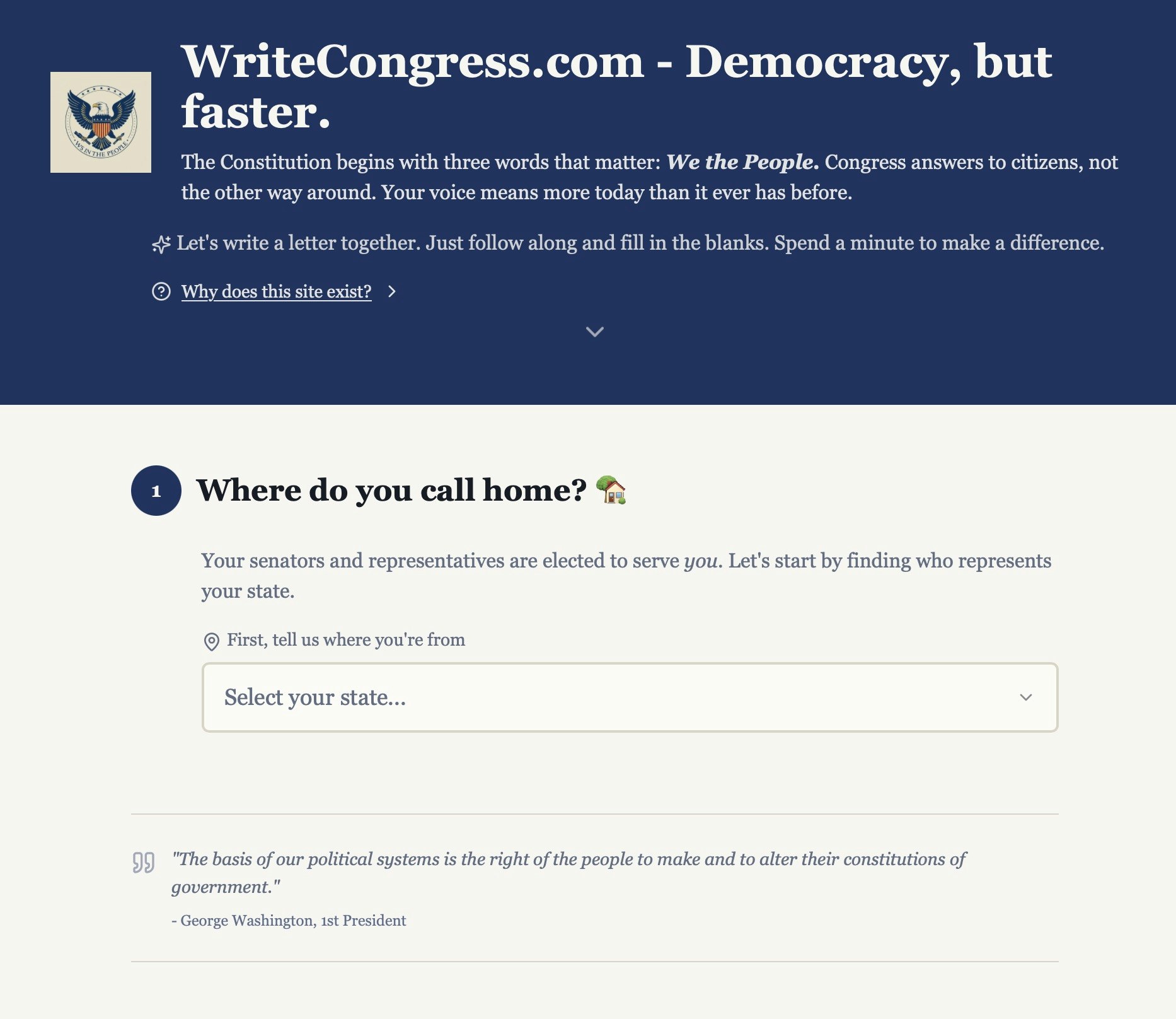 WriteCongress.com gallery image