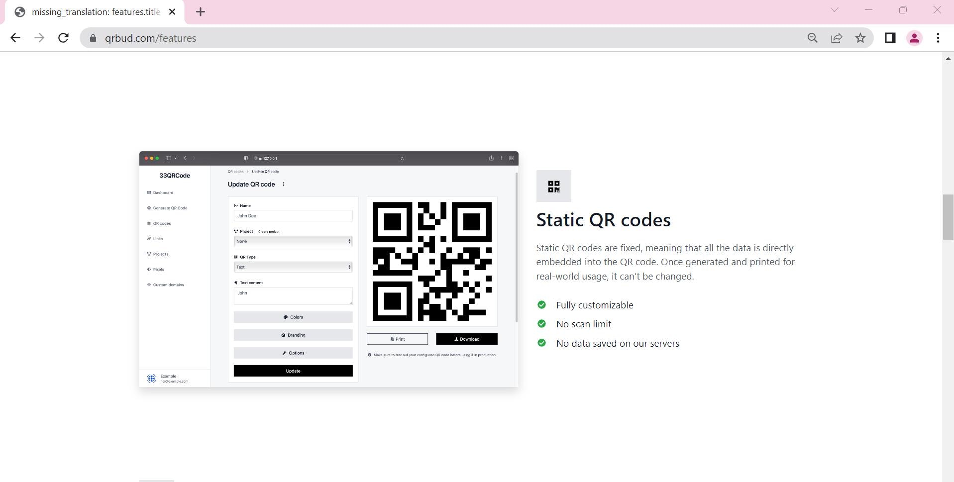 Yarbud - Generatore QR media 3