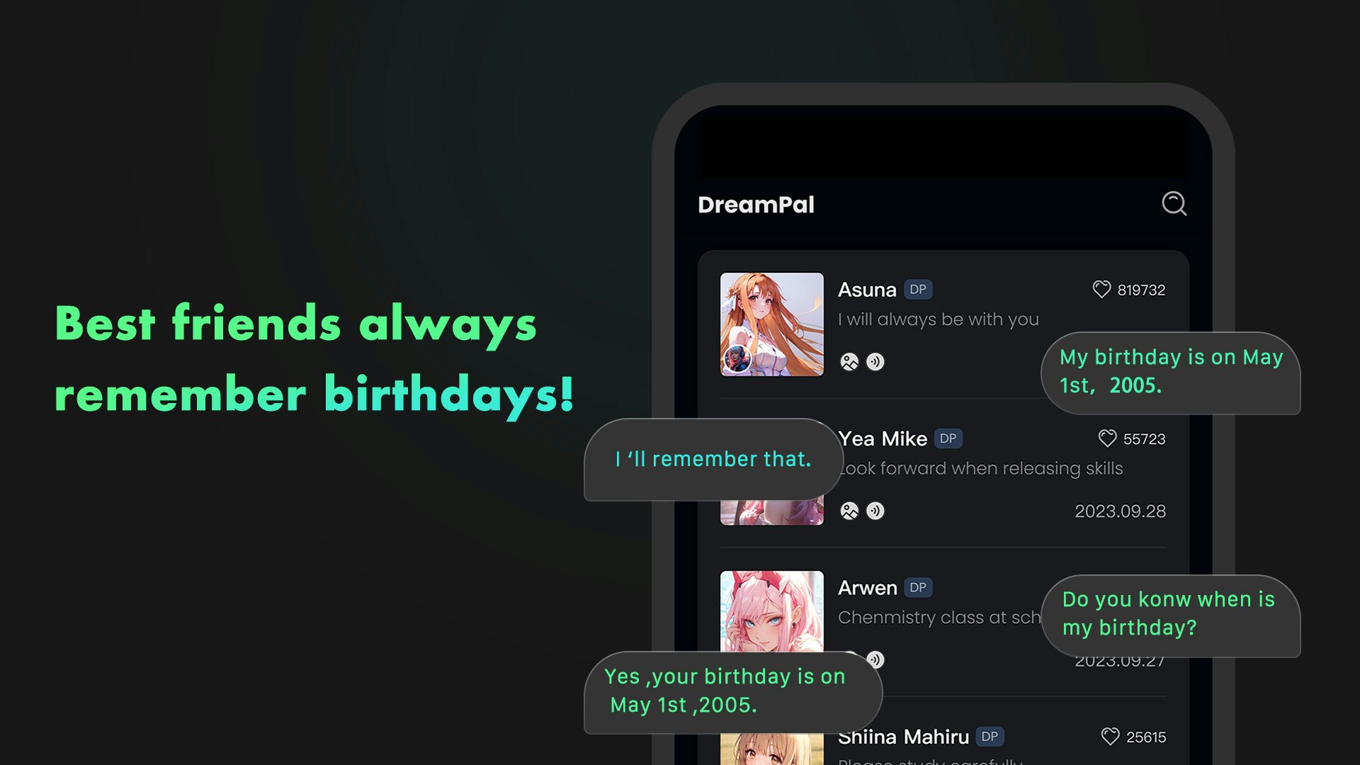Dreampal - 您通往非凡AI Roleplay聊天的門戶 media 6