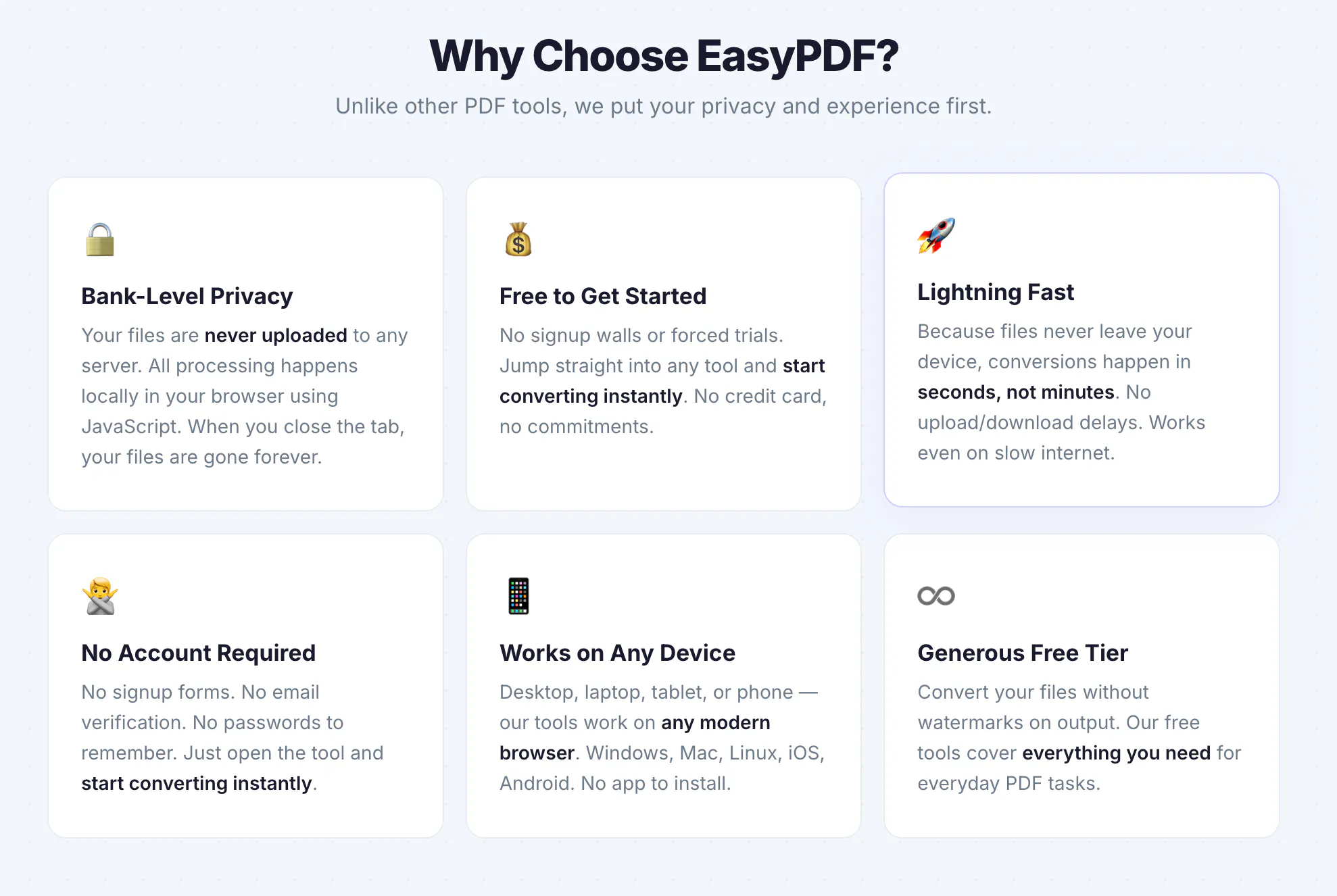 EasyPDF — Free Private PDF Toolkit gallery image