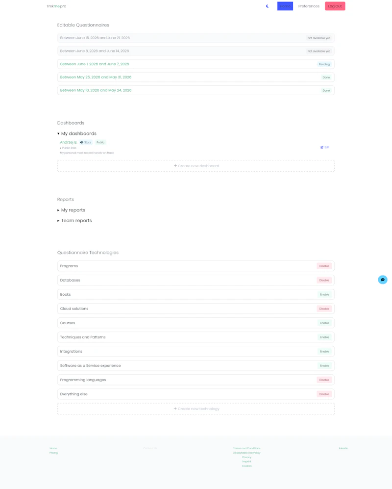 Trekme.pro screenshot 5