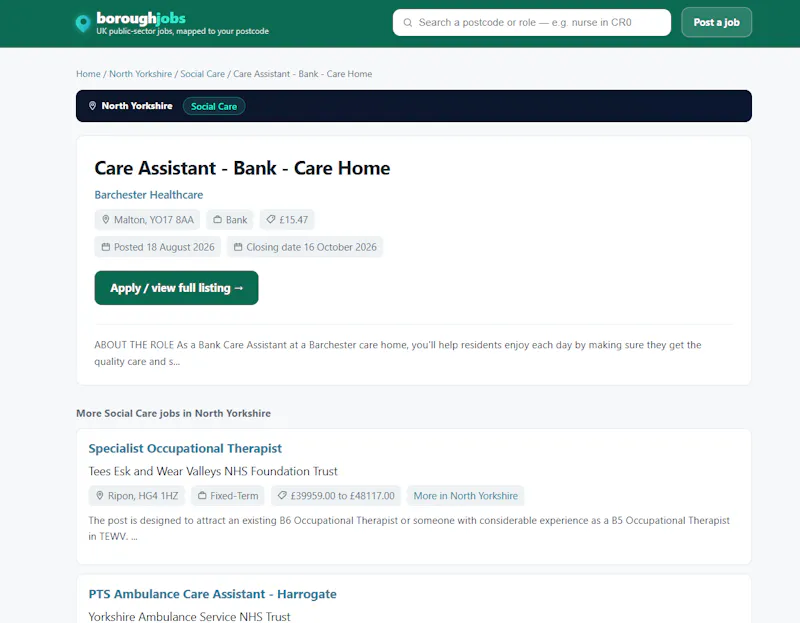 boroughjobs screenshot 6