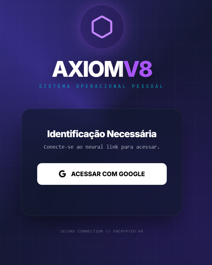 AXIOM V8 - Produtividade com RPG - Main product screenshot demonstrating key features and user interface