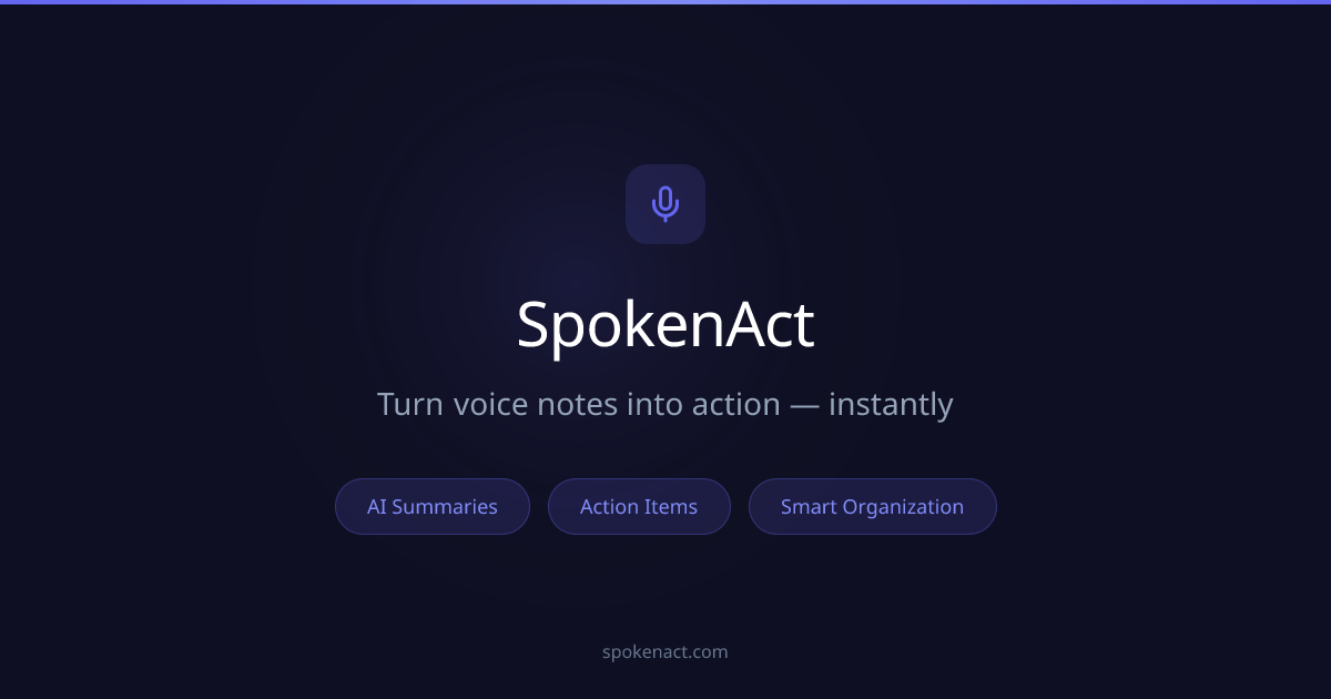 SpokenAct gallery image